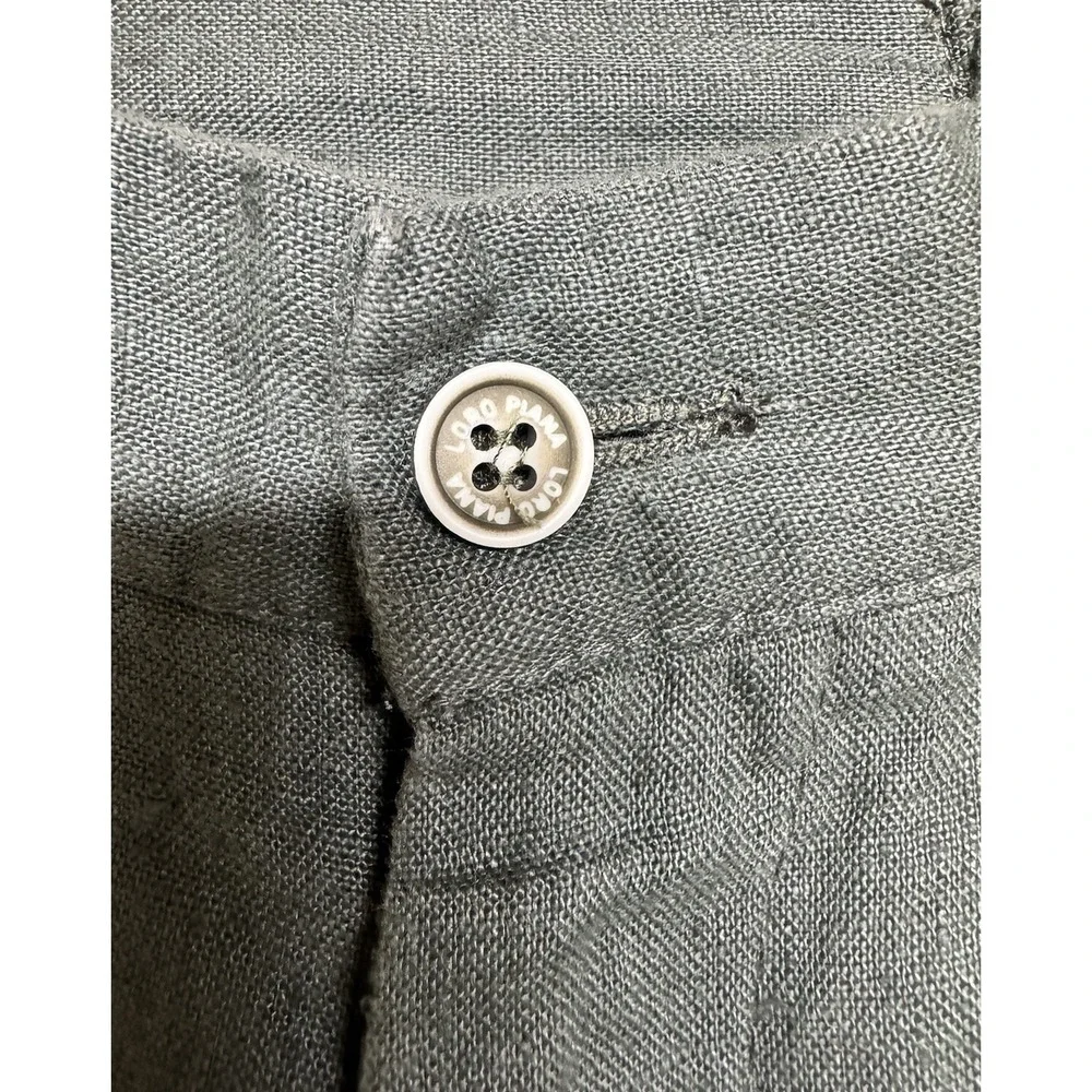 Loro Piana 100% Linen Pants Green Men's Size (IT 44) US 31‎ X 32